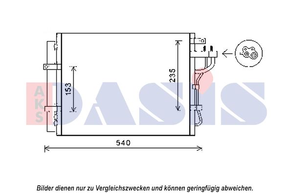 AKS DASIS Kondensaator,kliimaseade 512076N